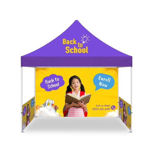 10 Ft Steel Custom Canopy Tent - Image 2