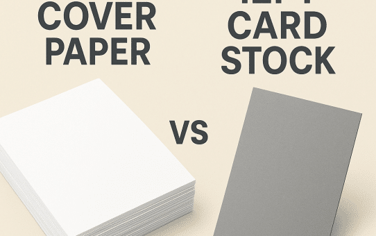 What’s the Difference Between 100# Cover Paper and 12pt Card Stock? A Guide for Designers and Print Buyers