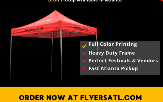 3 Day Turnaround Custom Canopy Printing in Atlanta, GA