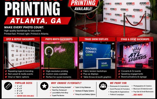 Custom Backdrop Printing Near Me Atlanta GA